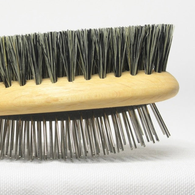 Eco friendly wooden brush 2 in 1